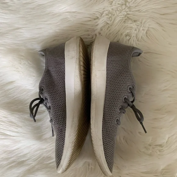 ALLBIRDS Mens Tree Runners ~ Mist - Picture 5 of 11